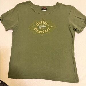 Harley-Davidson Women's Olive Tee